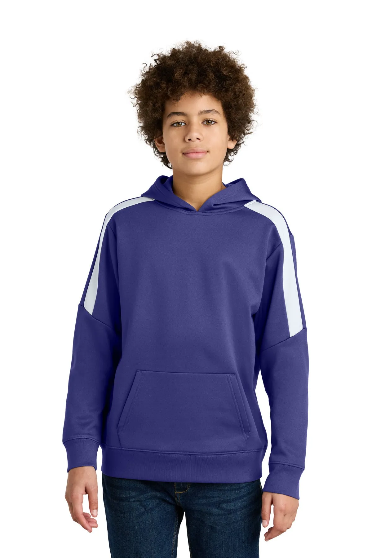 Sport-Tek Youth Boy's Sport-Wick Fleece United Pullover Hoodie