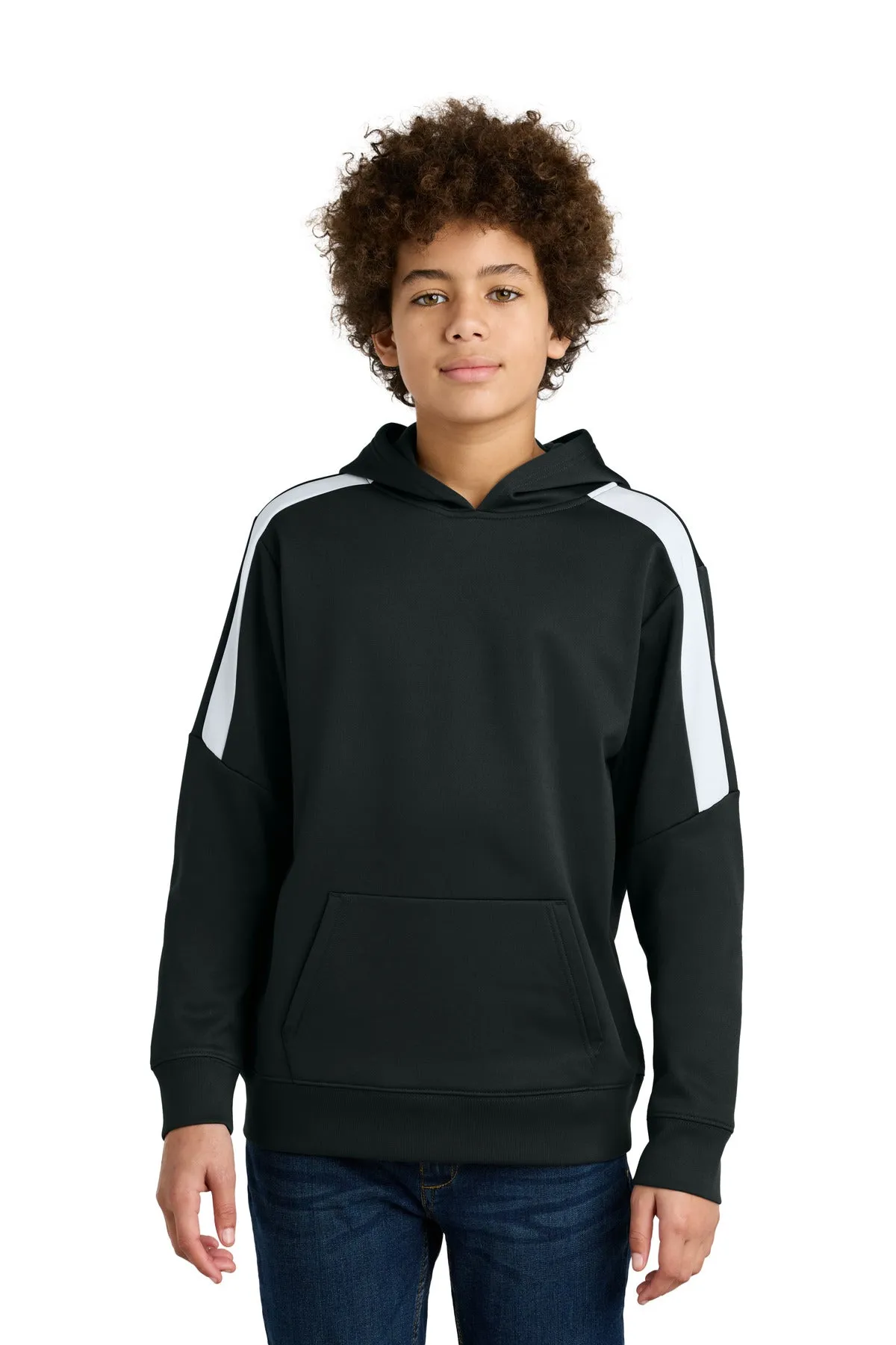 Sport-Tek Youth Boy's Sport-Wick Fleece United Pullover Hoodie