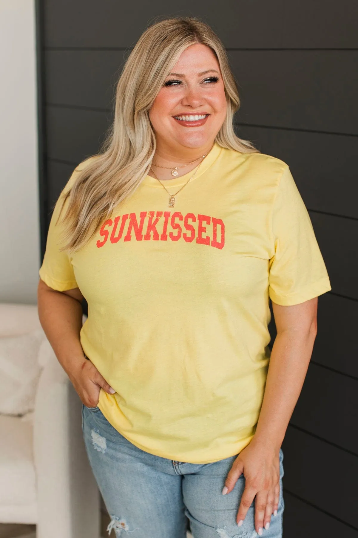 Sunkissed Graphic Tee- Yellow