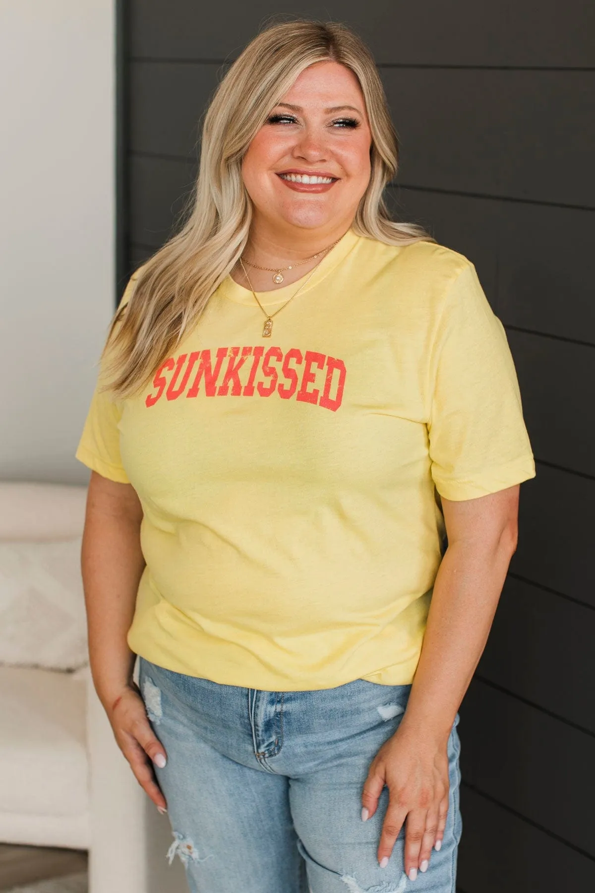 Sunkissed Graphic Tee- Yellow