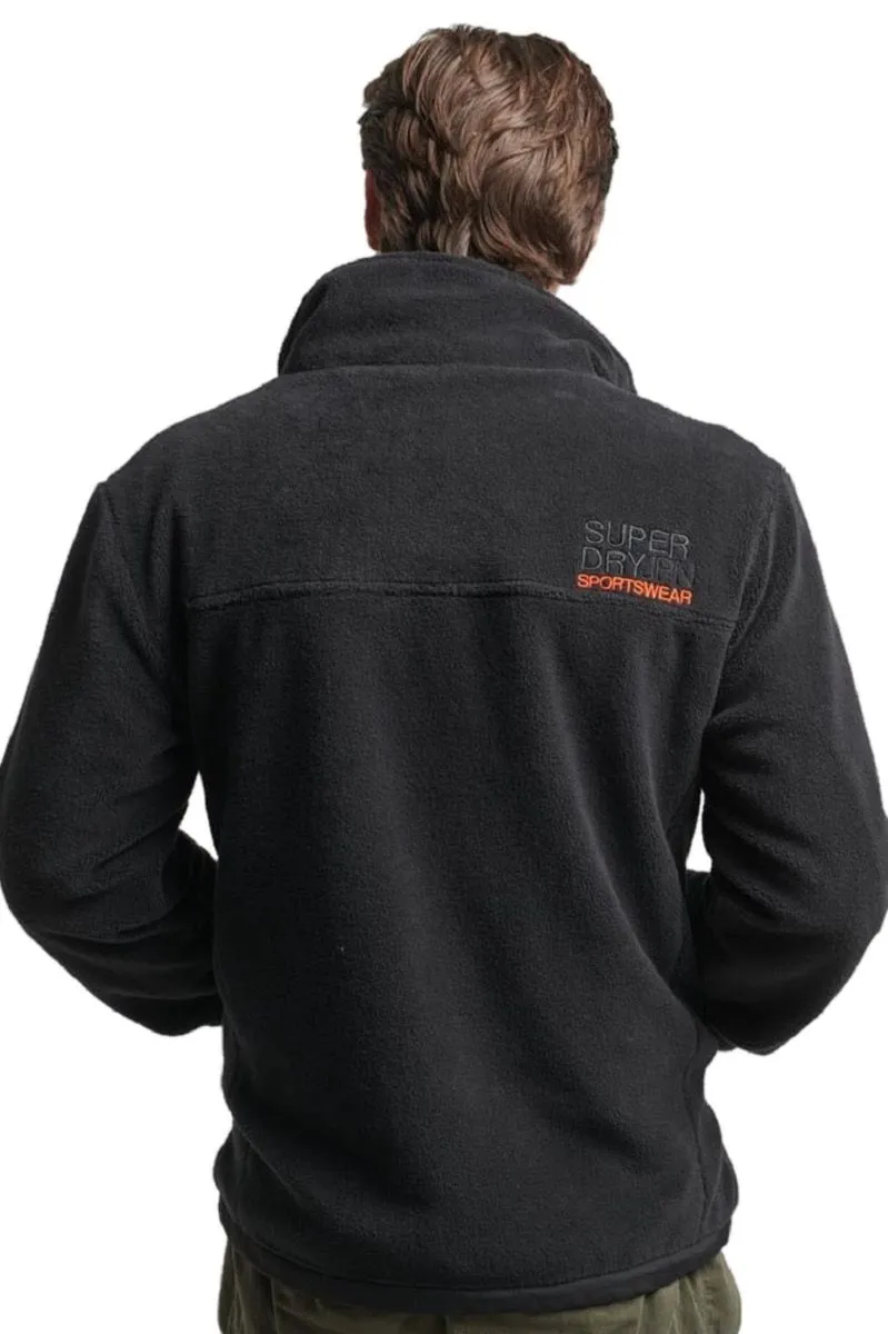 Superdry Code Trekker Fleece Jacket Black