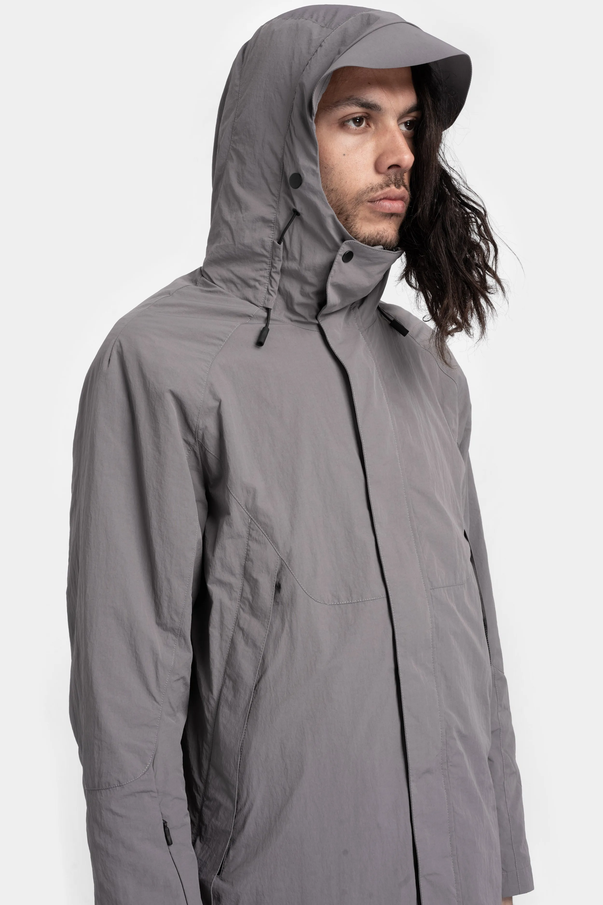 Technical parka, Grey