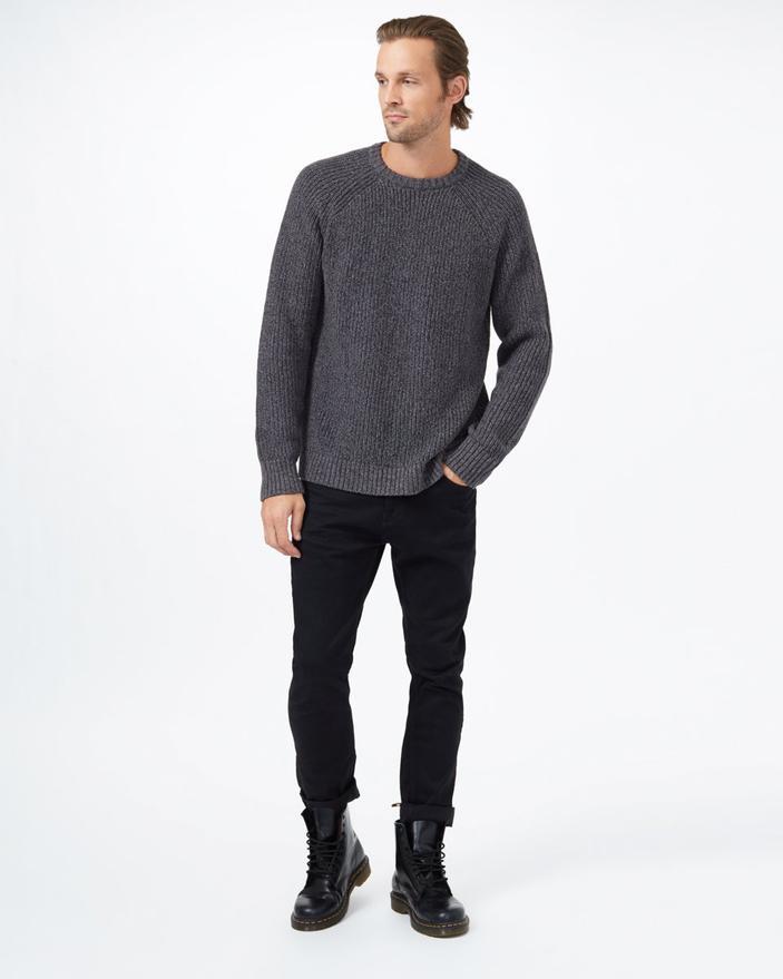 Tentree Highline Wool Crew Sweater in Eiffel Tower Twist