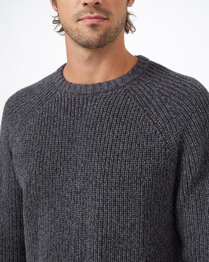 Tentree Highline Wool Crew Sweater in Eiffel Tower Twist