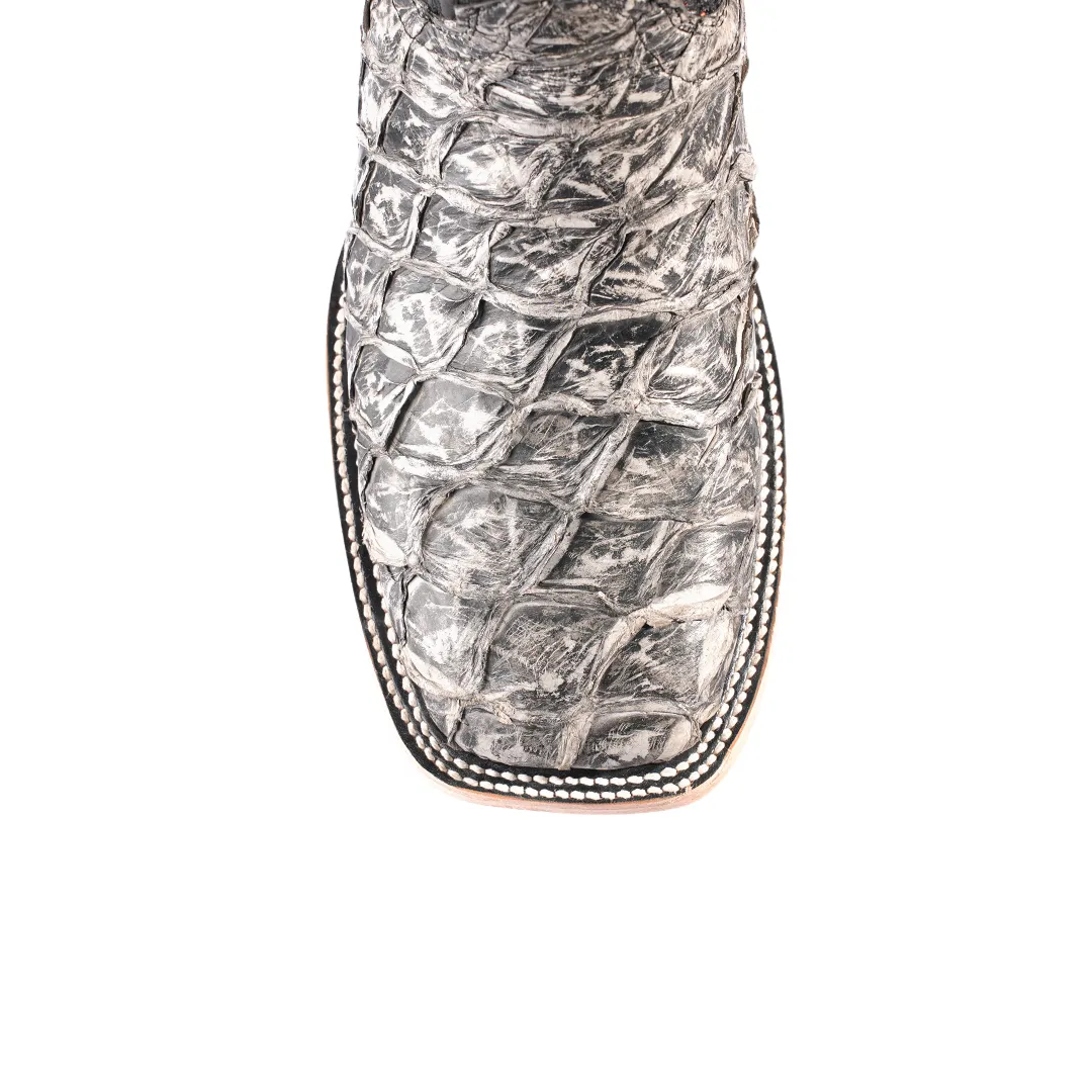 Texas Country Exotic Boot Pez Hueso Rustico PZ60