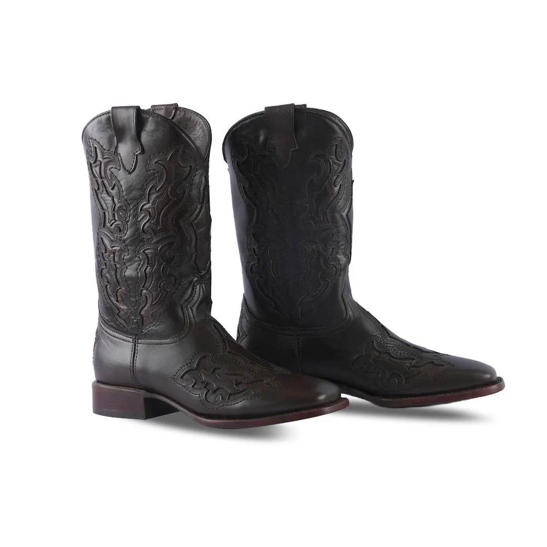 Texas Country Western Boot Bora Square Toe E693