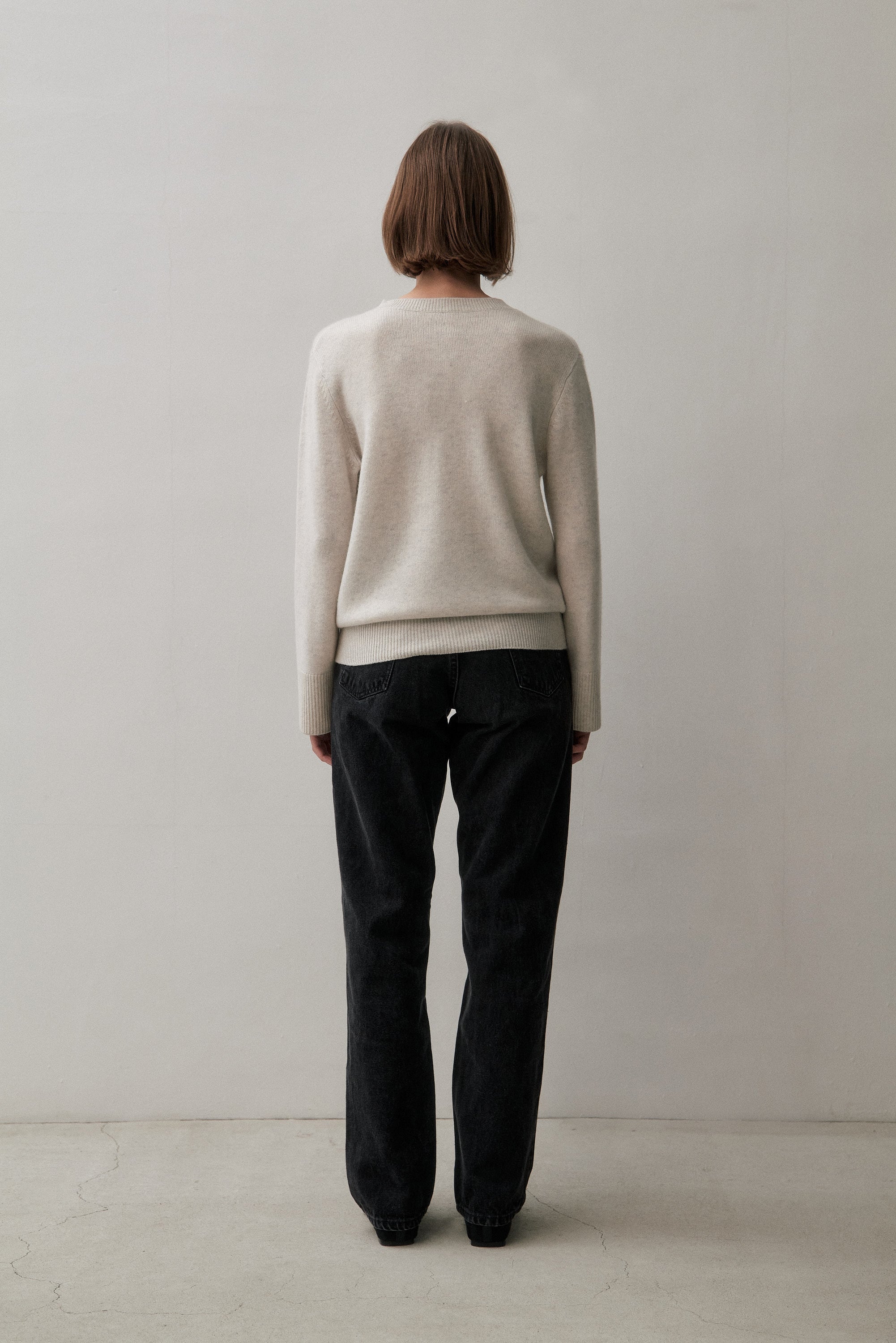 THE CLASSIC CREW SWEATER - CLOUDY