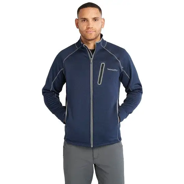 Timberland Pro Men's Reaxion Full Zip Athletic Fleece Jacket -Navy- TB0A55RW440