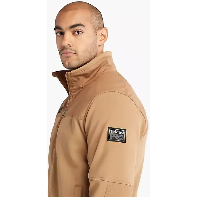 Timberland Pro Men's Trailwind Full Zip Fleece Jacket -Wheat- TB0A644ND02