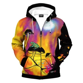 Trippy Nights Zip Up Hoodie