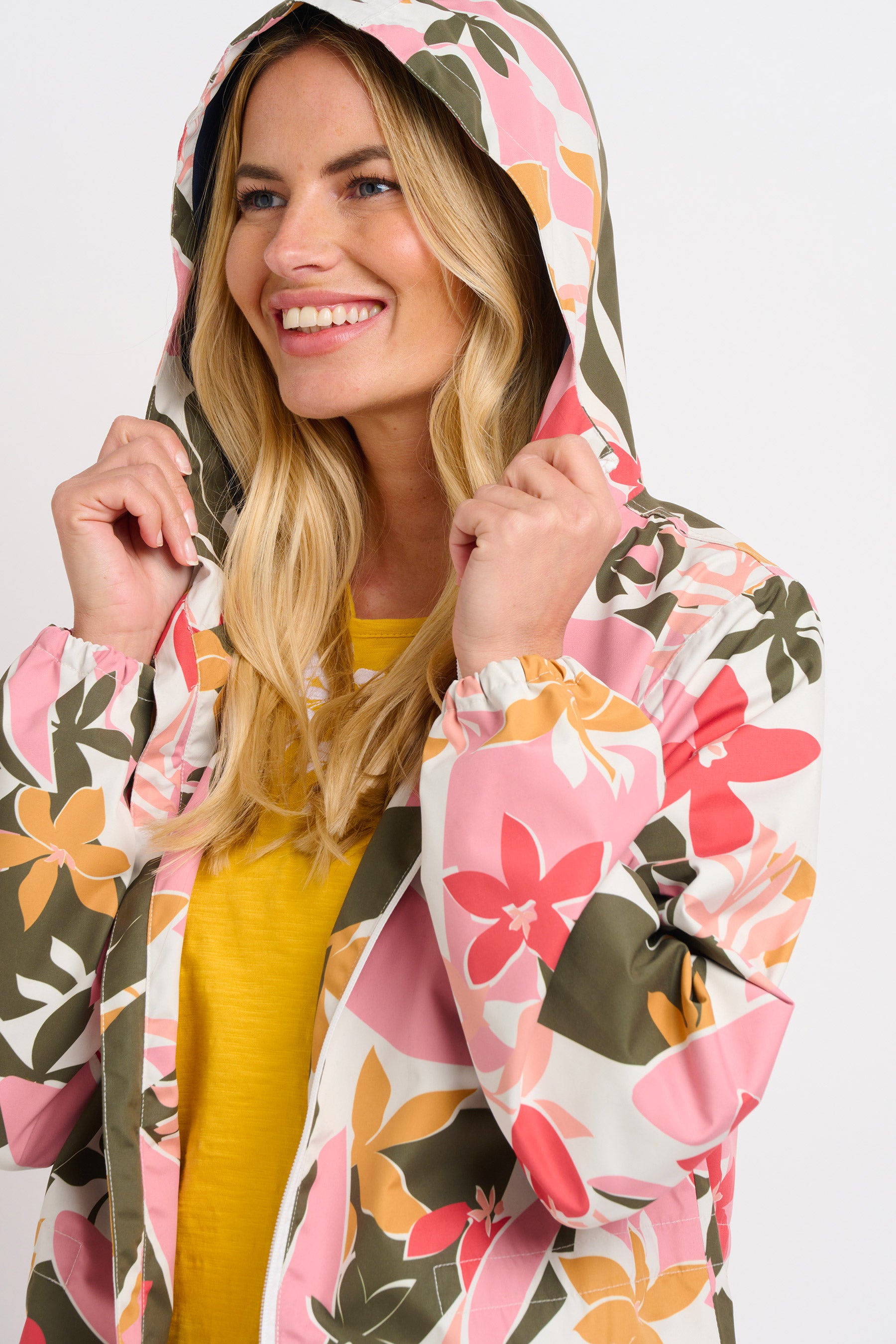 Tropical Palm Showerproof Raincoat