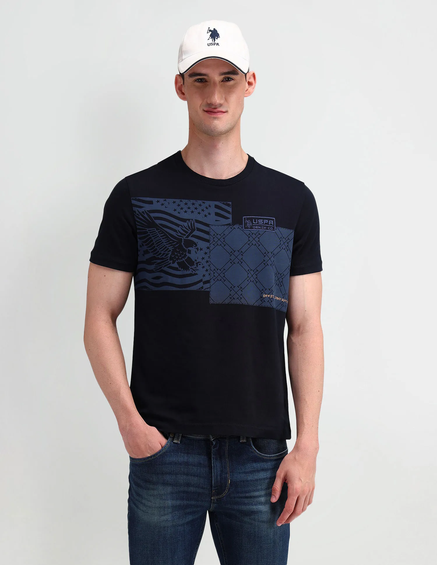 U.S. Polo Assn. Denim Co. Muscle Fit Graphic T-Shirt