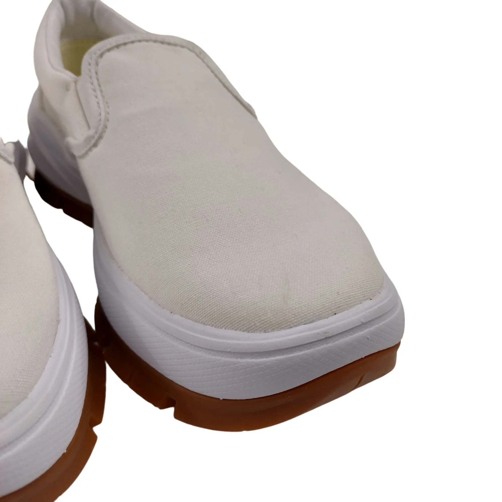 Vans True White Classic Slip-On Lofty Sneakers