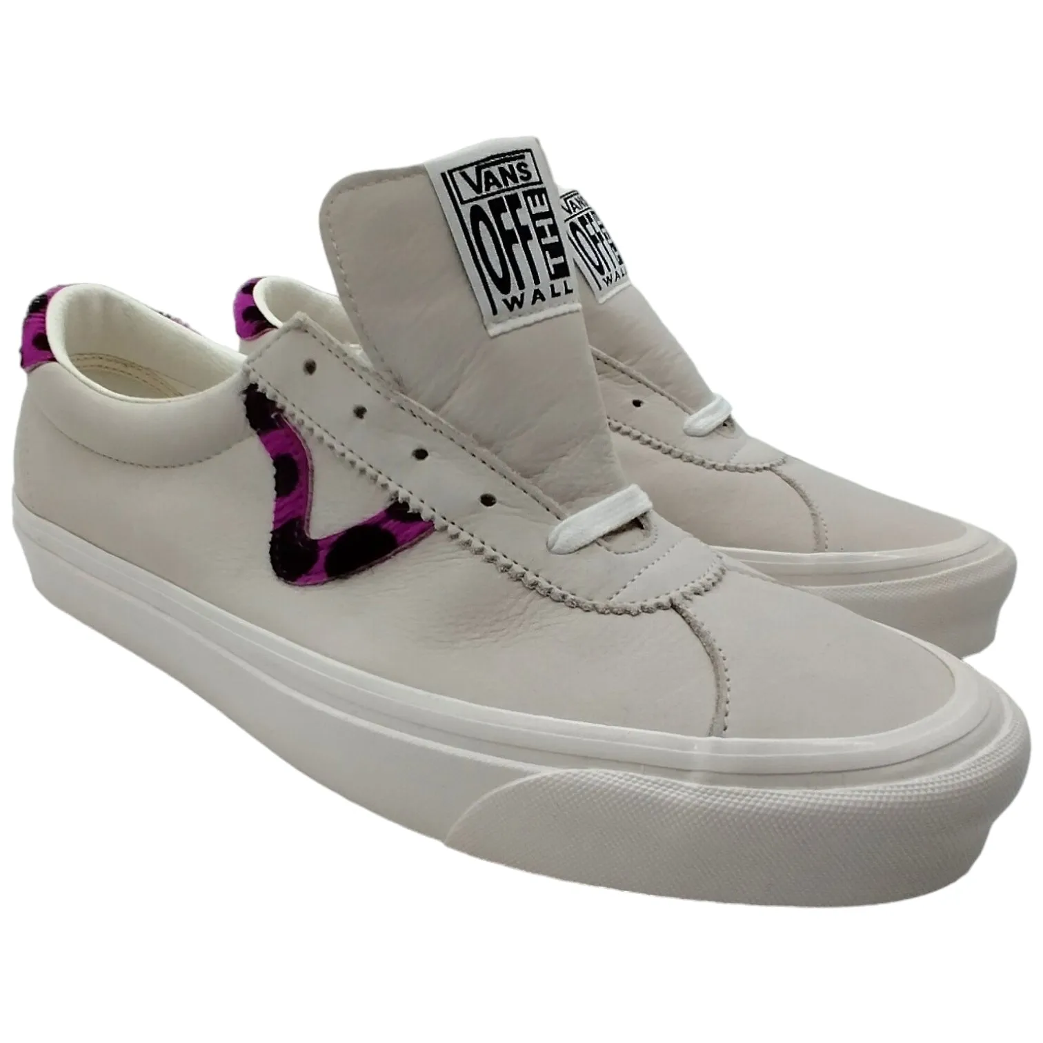 Vans White, Purple 73 Dx Sneakers