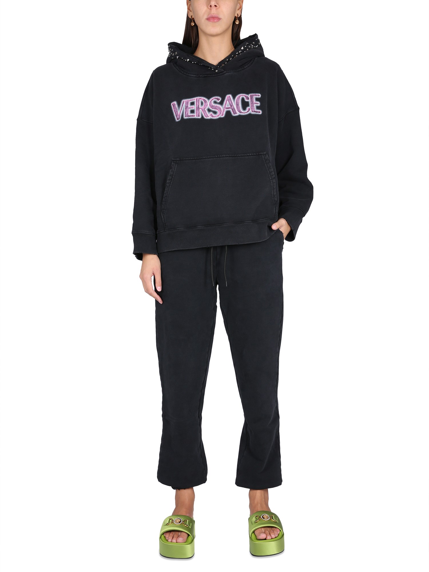 VERSACE    JOGGING PANTS WITH LOGO