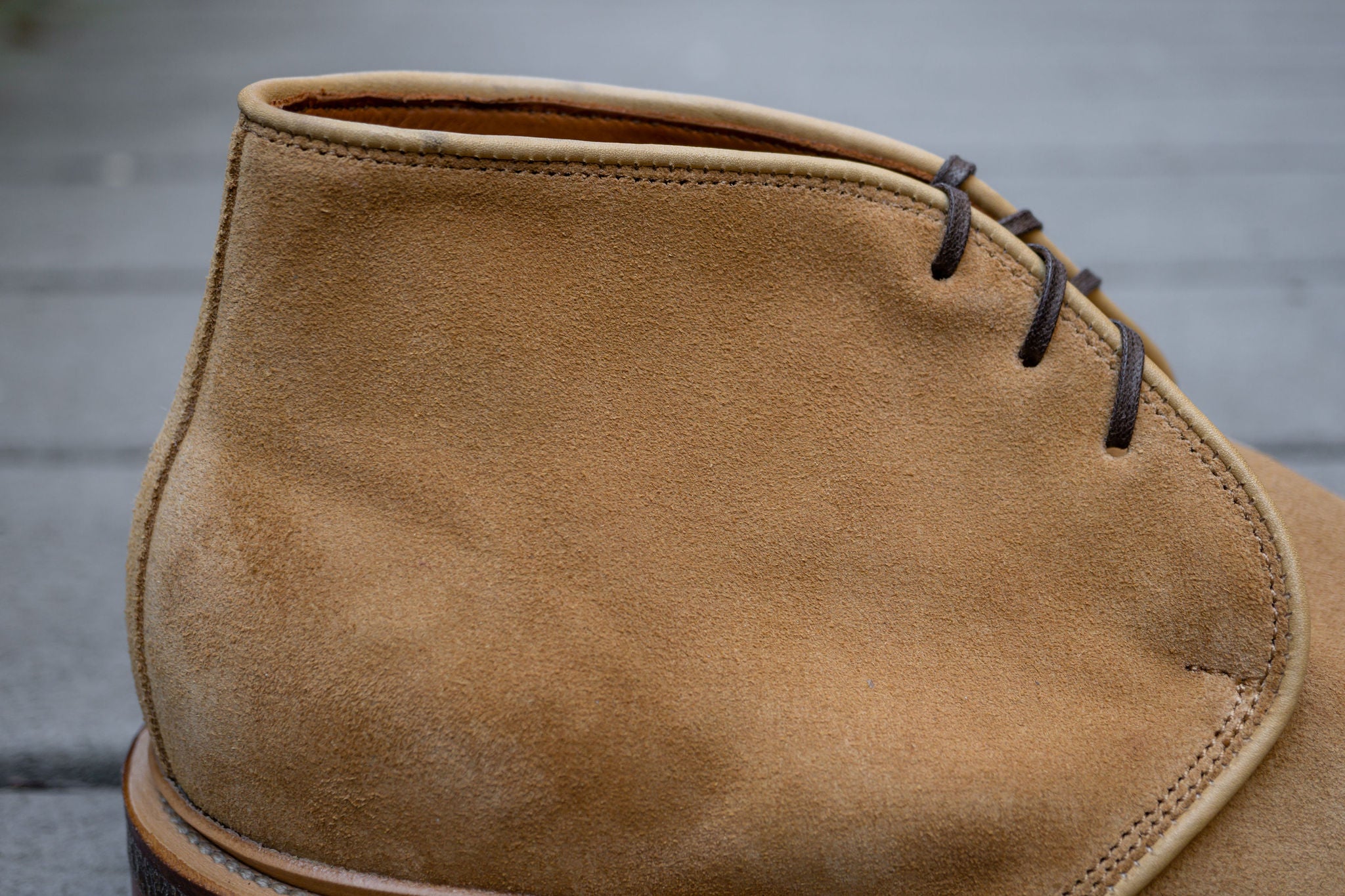 Viberg Uplands Boot - Safari Janus Calf Suede