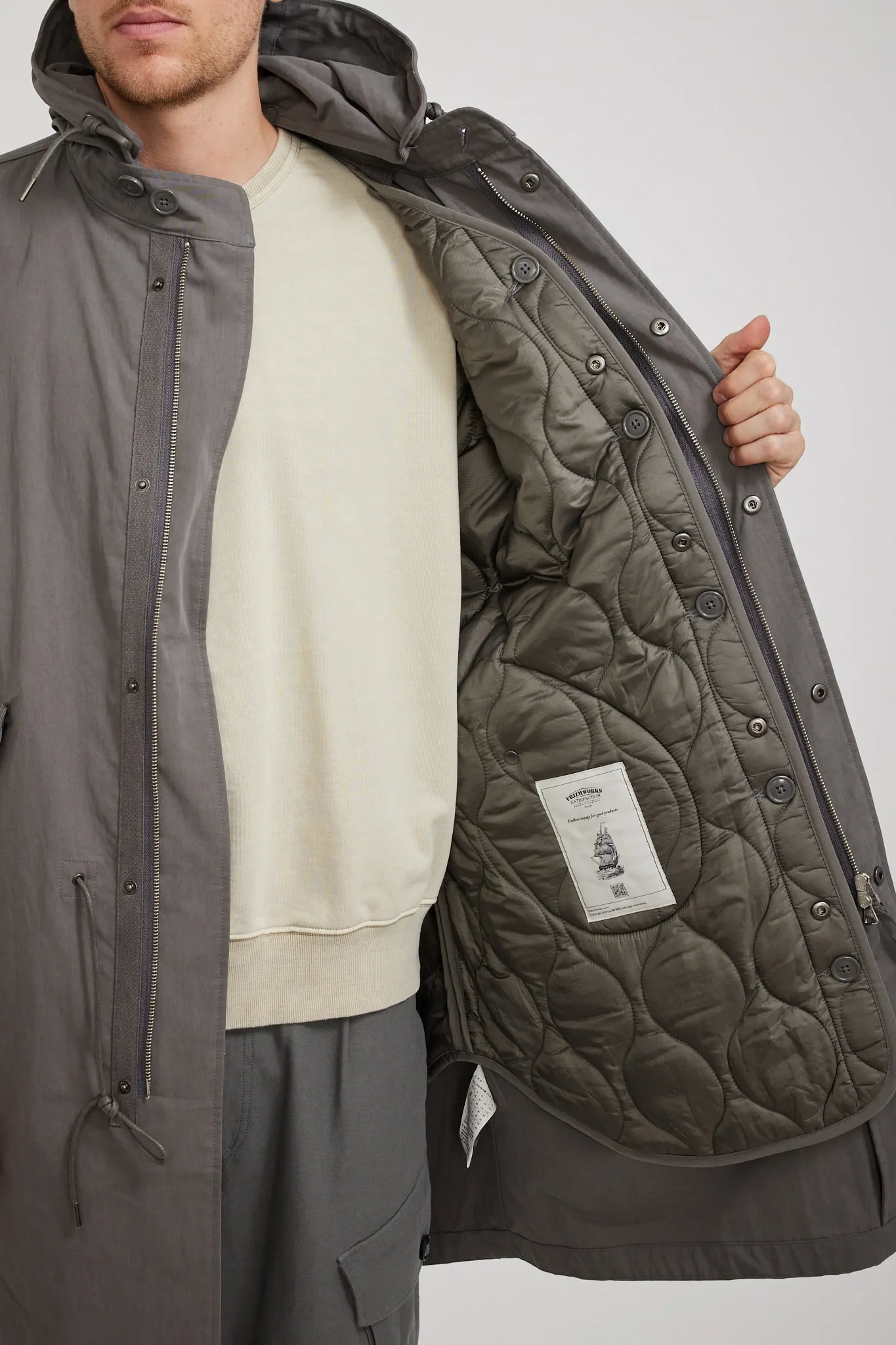 Vincent M1965 Fishtail Parka Gray