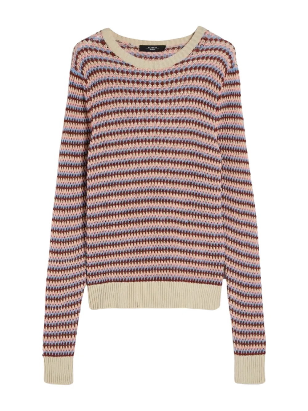 Weekend Max Mara Revere Stripe Sweater in Sand