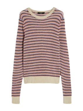 Weekend Max Mara Revere Stripe Sweater in Sand